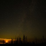 Mt-Adams-Moon-Set
